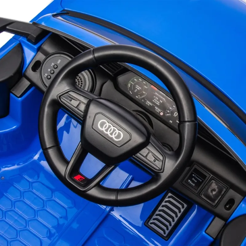 12V Kids Electric Ride On Car, Licensed Audi SQ8, Remote Control, Dual Drive, Suspension, Music, LED Lights, for Ages 3-6