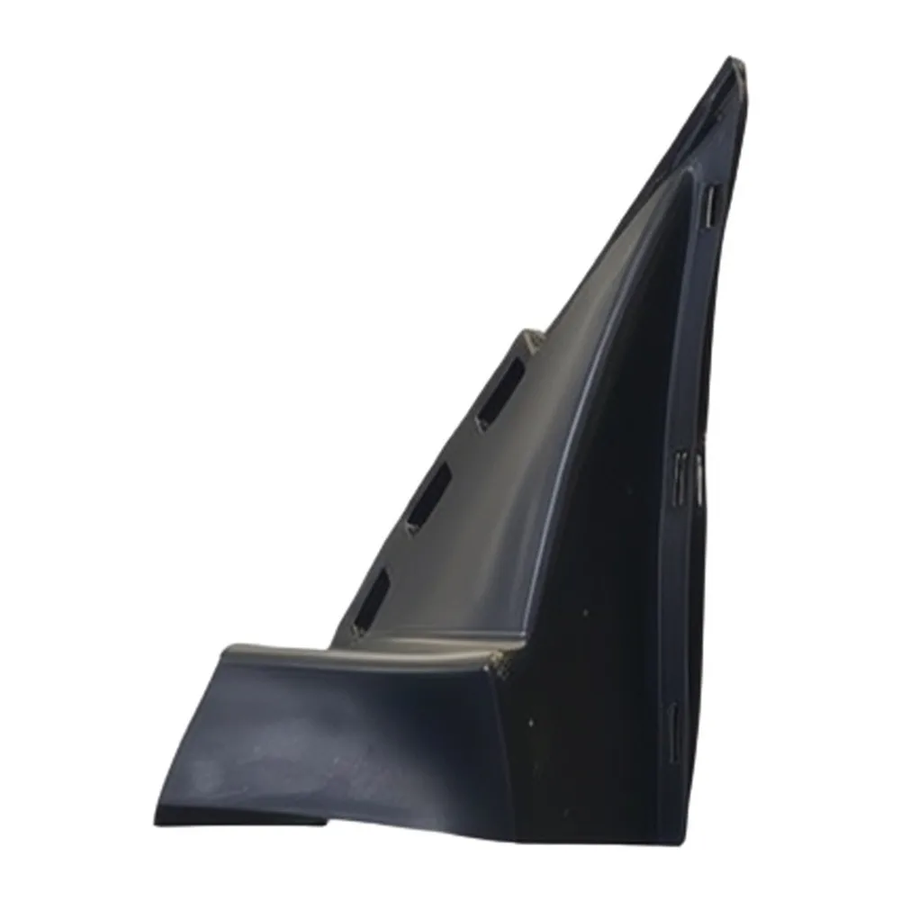 For Engine Cooling System BLACK Bumper Duct Segment Cover DIY Installation Solution Engine Cooling Duct ABS Plastic Construction