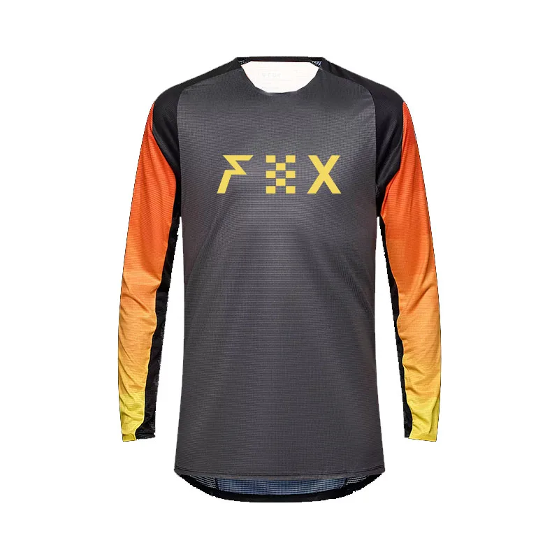 

Трикотажные изделия для скоростного спуска FHX, рубашки FHX для горного велосипеда, внедорожные трикотажные изделия для мотоциклов DH, спортивная одежда для мотокросса, одежда для велосипеда