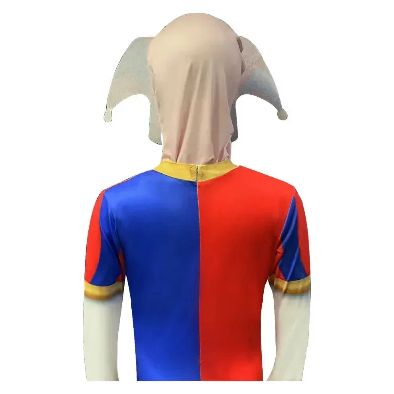 Disfraz de circo Digital para niños, disfraz de Pomni Caine Ragatha Jax, juego divertido, mono de Halloween, disfraz de fiesta de cumpleaños Canival para adultos