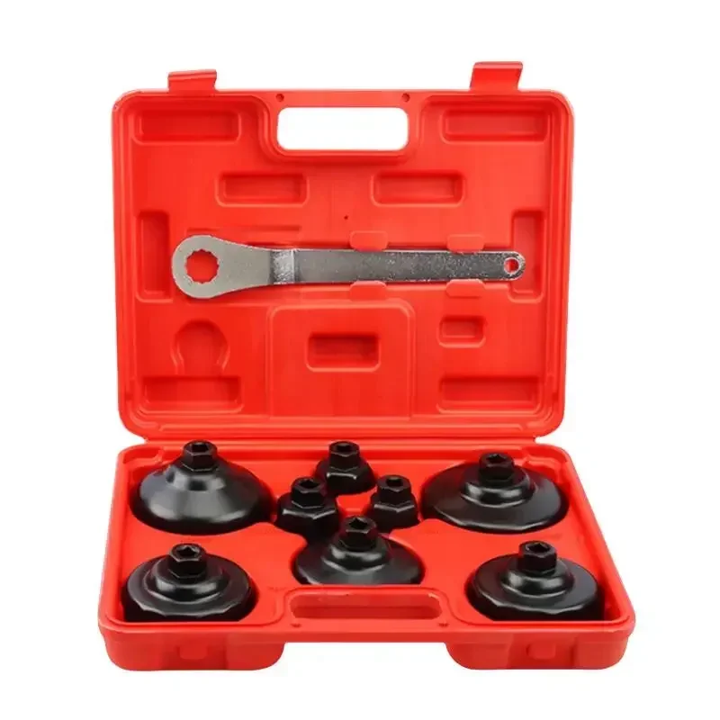 

Oil Lattice Wrench Disassembly Auto Repair Tool 9-piece Cap Filter Wrench Set Oil Filter Element Remover