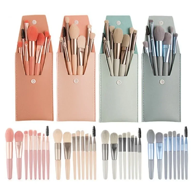 8Pcs Makeup Brushes Set Eyeshadow Eyebrow Brush Beauty Make Up Blending Tools Concealer Cosmetics Tool