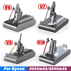 For Dyson V6 V7 V8 V10 Rechargeable Bateria SV10 SV11 SV12 DC59 DC62 Vacuum Cleaner Battery DC58 Battery for Sony Battery Cell