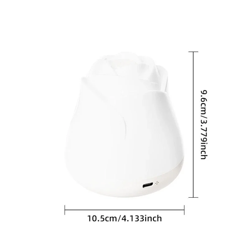 Schöne Mini LED Nachtlicht Lade Rose Schreibtisch Lampe Schlafzimmer Beleuchtung Atmosphäre Licht Tragbare