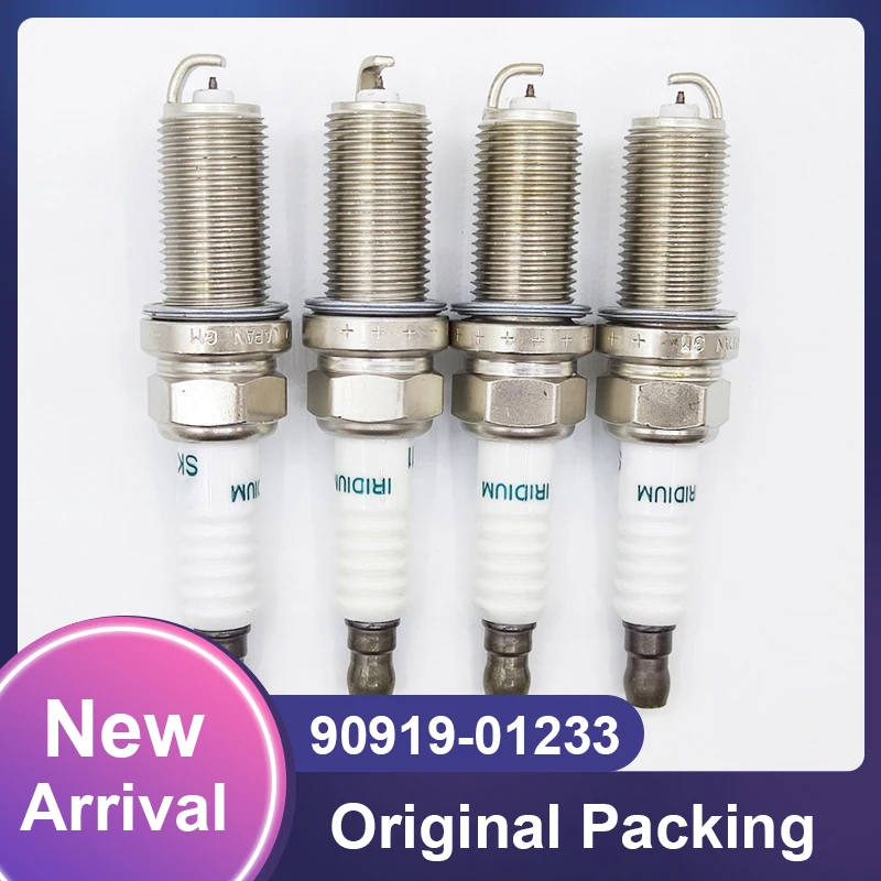 20pcs 90919-01233 SK16HR11 Iridium Spark Plug For Toyota Camry RAV4 Scion TC 9091901233 SK16HR-11 90919 01233