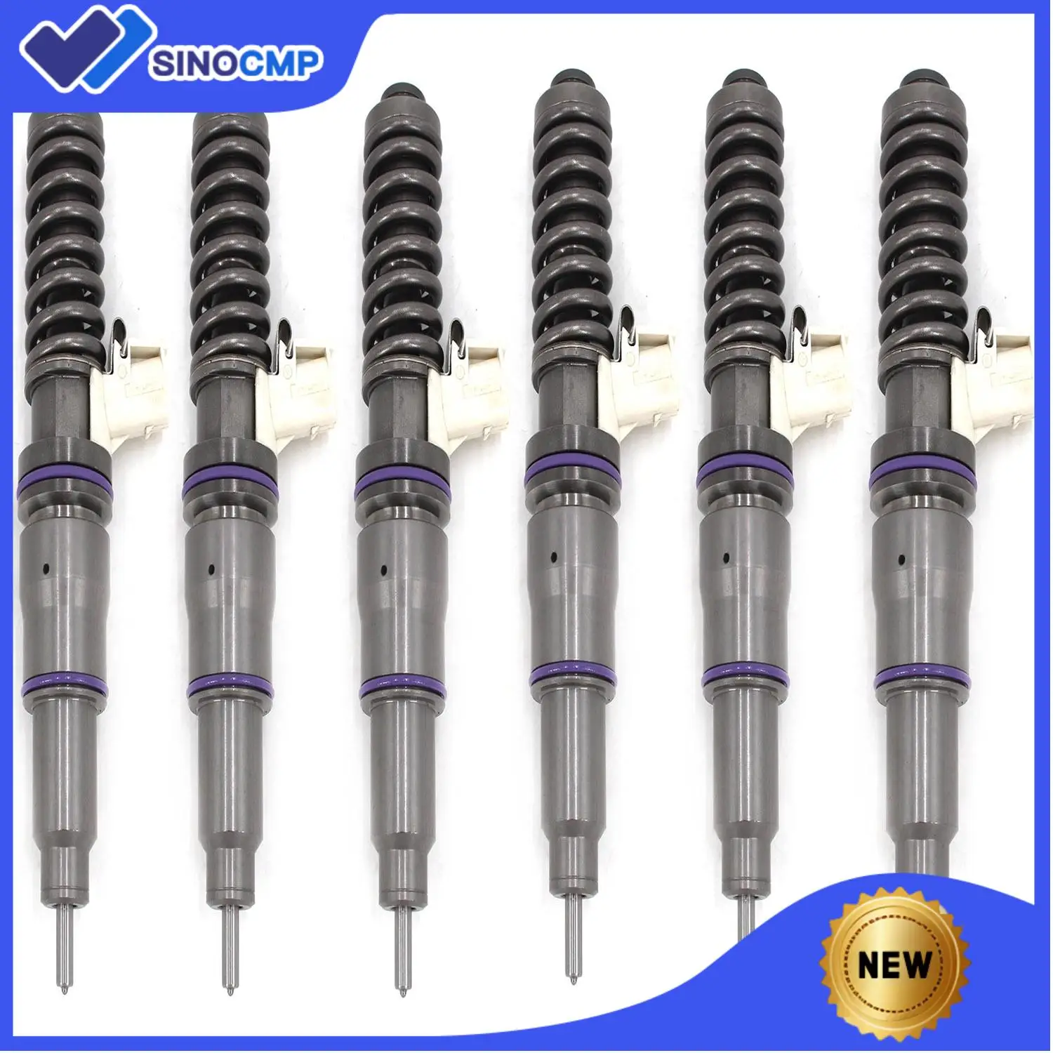 

6pcs Fuel Injectors for Volvo D13A MD13 Engine FM400 EC380 EC480 BEBE4D16001 20972225 Auto Parts