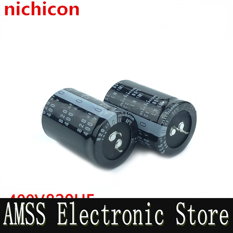 

AMSS （1pcs）400V820uf capacitance 450V820UF Japan Nichicon 30X50/60 35X40/45/50/60