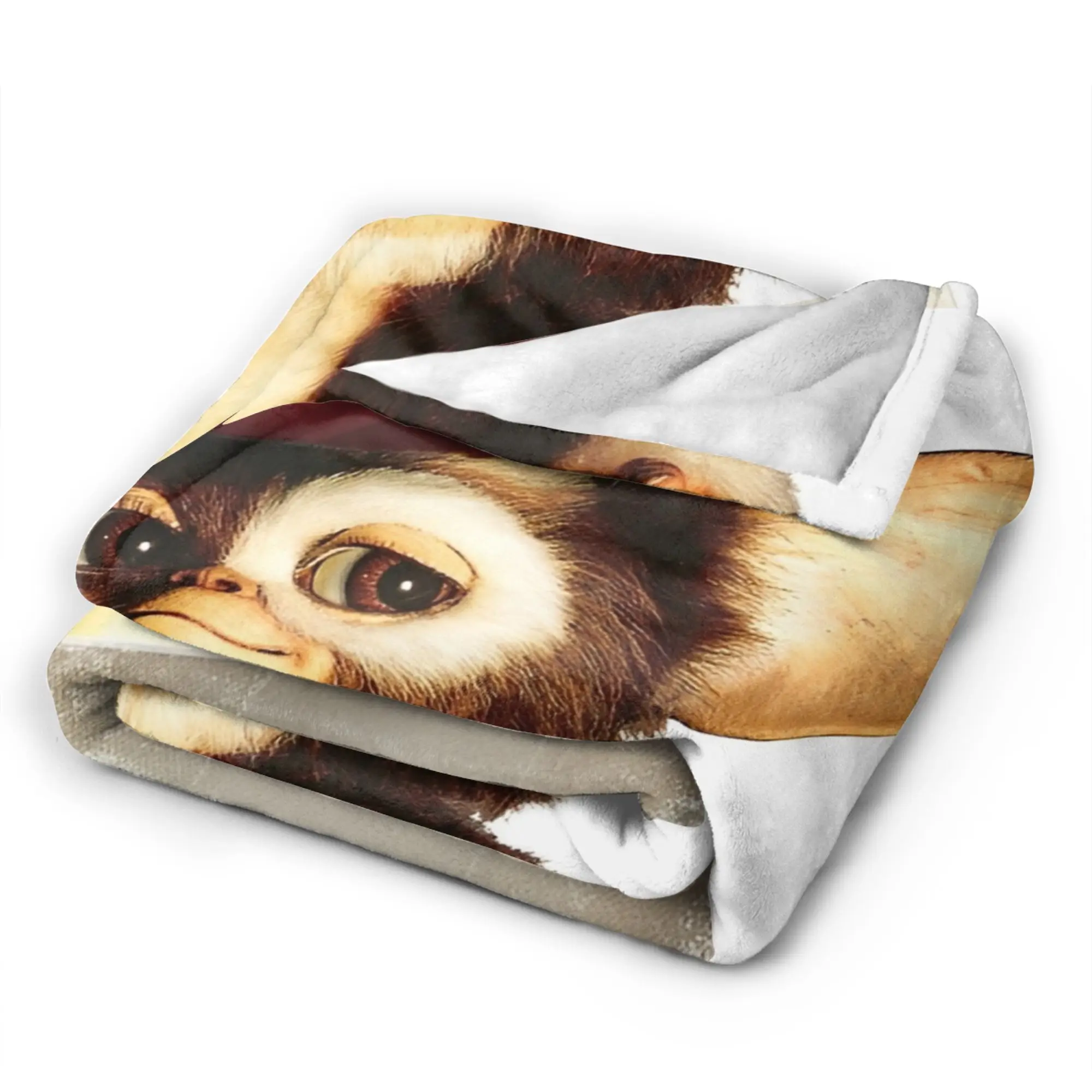 Gizmo Mogwai الوحش Gremlins بطانية دافئة مضحك أفخم الفراش يلقي للأريكة السرير السفر الفانيلا المفرش غطاء السرير #5