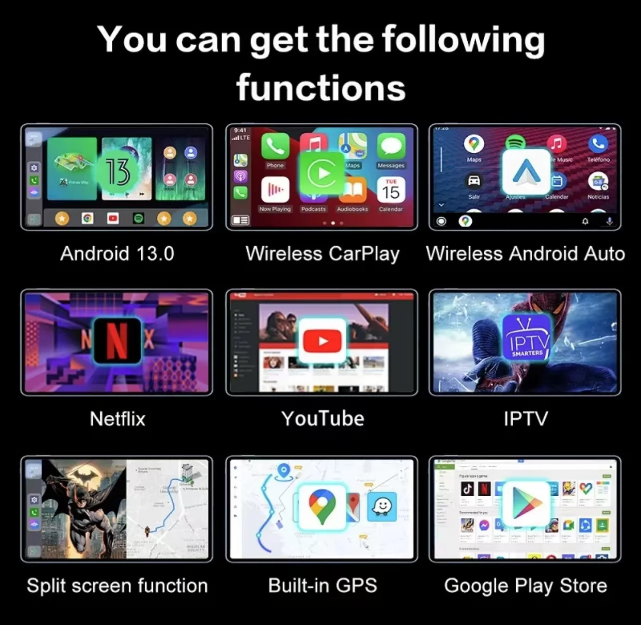 NAVLYNX ApplePie Ultra 3.0 Carplay Ai Box Plug and Play Android 13