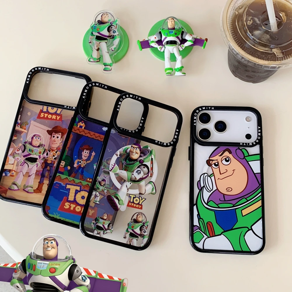 ديزني توي ستوري ثلاثية الأبعاد وودي الطنانة حامل قبضة مغناطيسي Magsafe شحن لاسلكي جراب هاتف آيفون 17 16 15 14 13 برو ماكس غطاء #6