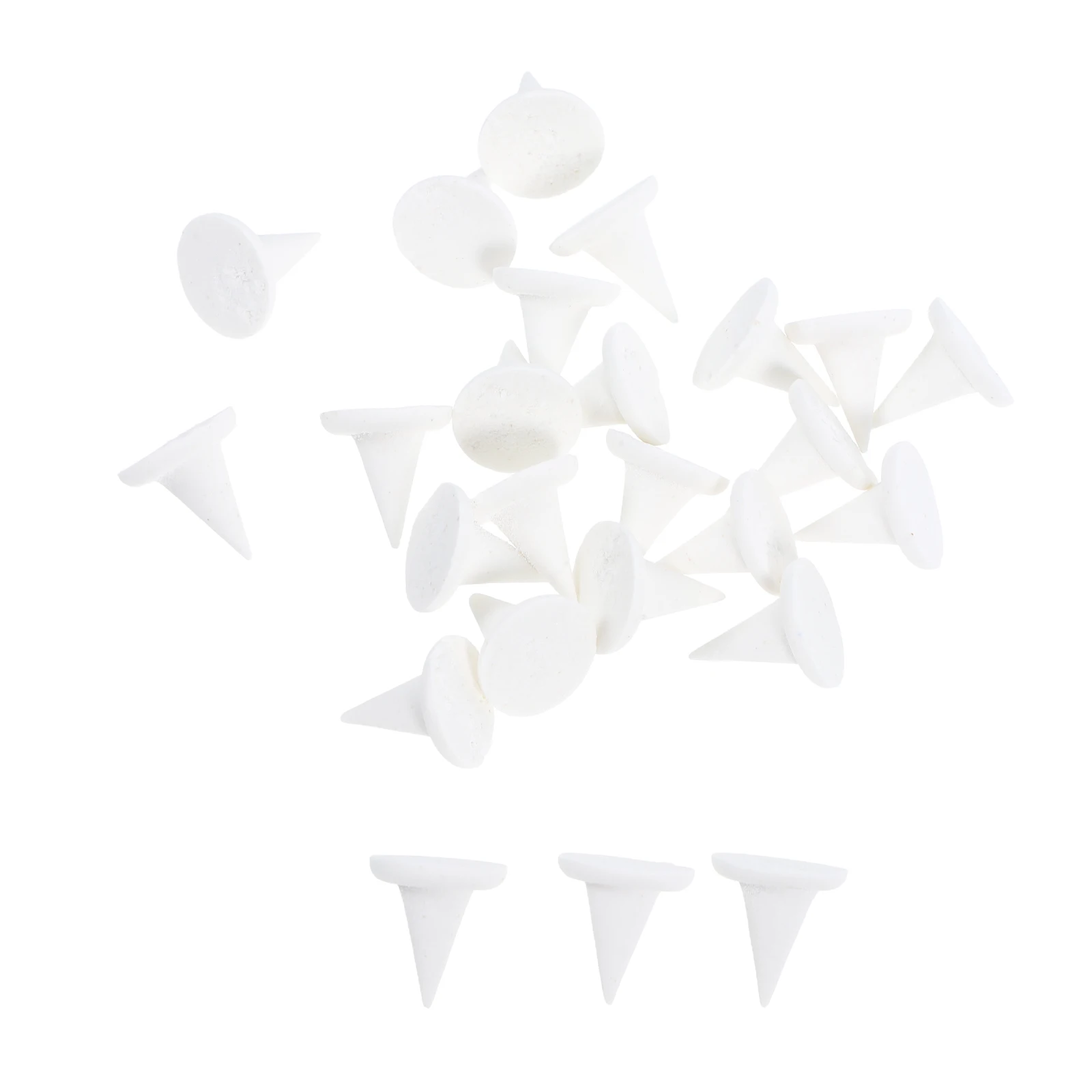 

25pcs Ceramic Support Nails High Temperature Kiln Pottery Tools Diy Projects Reusable Refractory Stilts Cone Moveable Nails