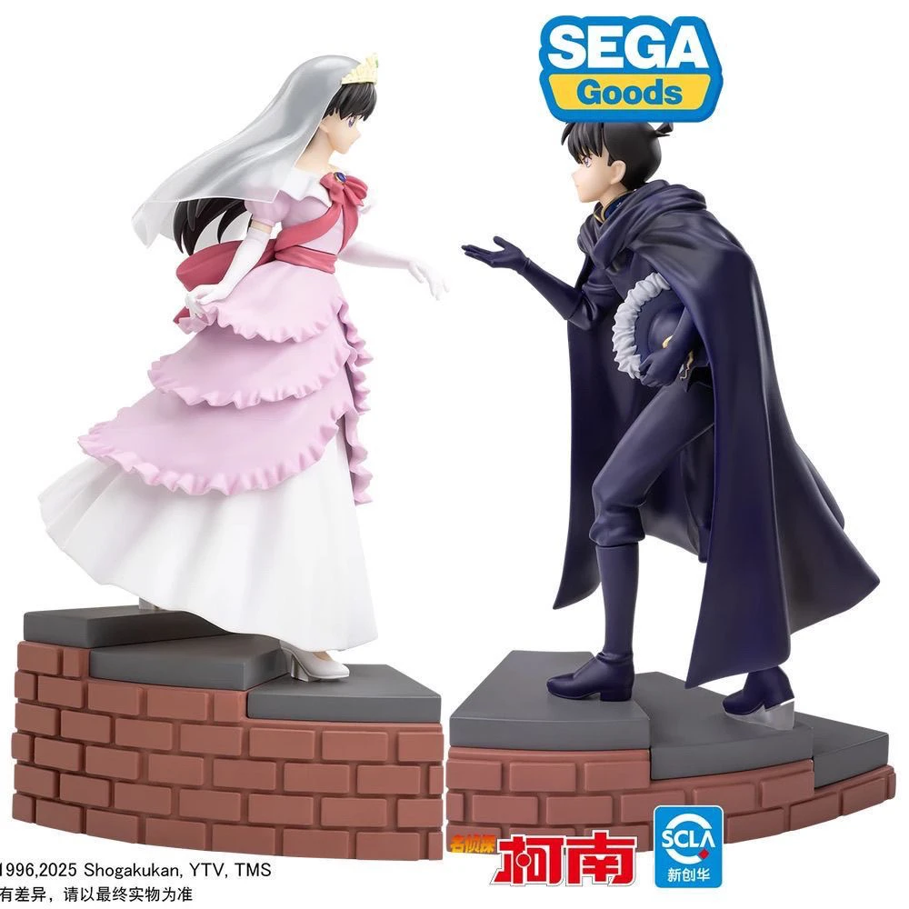 شخصية جائزة فستان الزفاف الأصلية المتوفرة SEGA Xross Link Detective Conan Ran & Shinichi، ملصق ليزر أصلي/سفينة سريعة، ABS #2