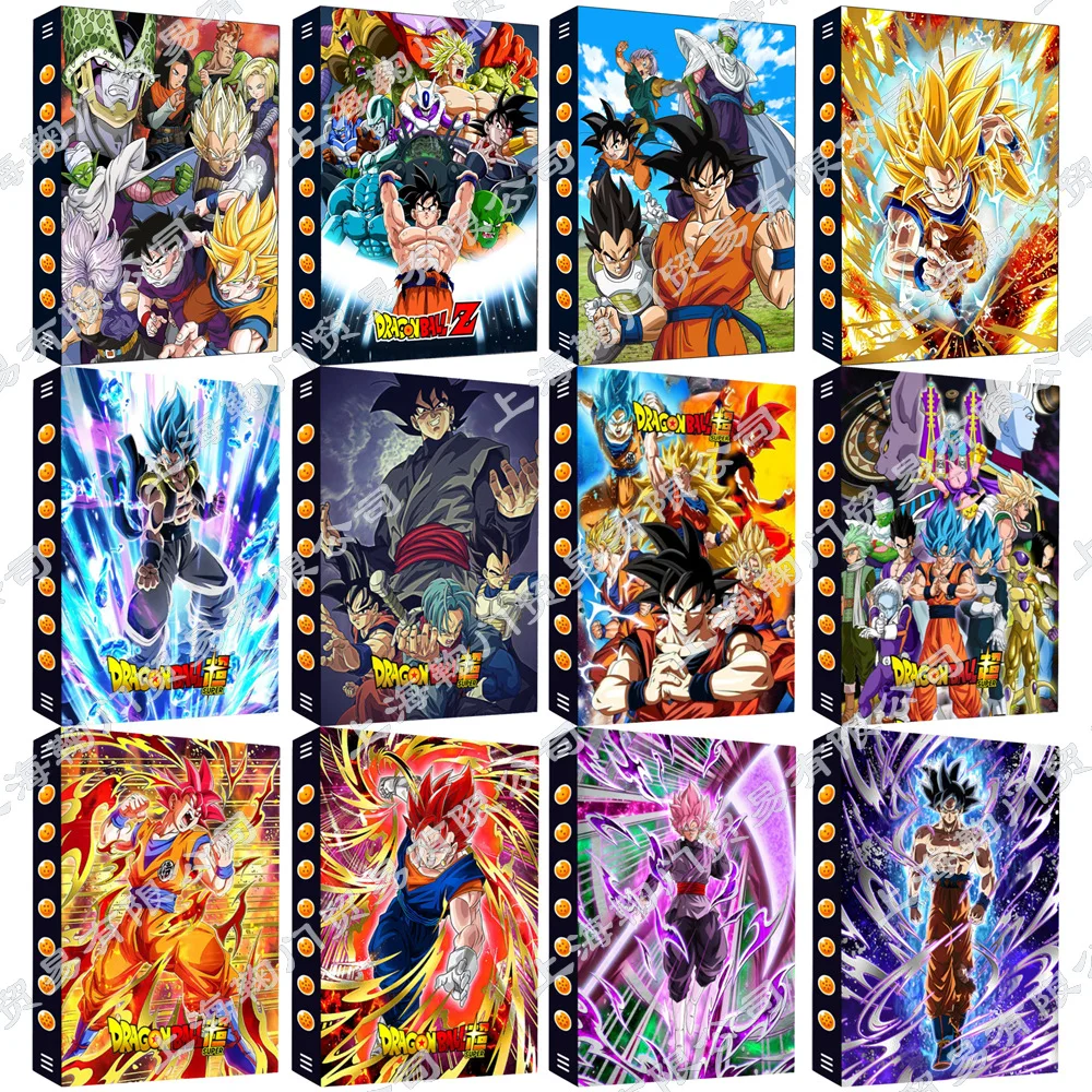 Cartoon Anime Dragon Ball DRAGONBALLSon Goku Vegeta IV Set Card Book Card Storage Bag Suitable for PTCG TCG OCG MTG Table Games