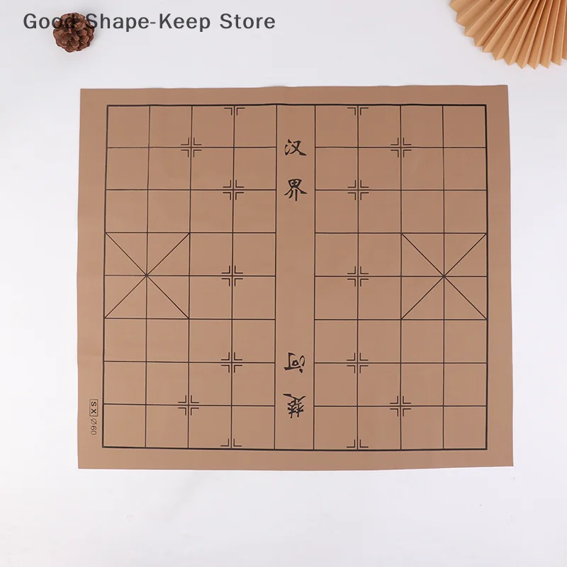 

Складная настольная игра в шахматную доску, двусторонний ПУ и плюш, старая игра, 53*61 см