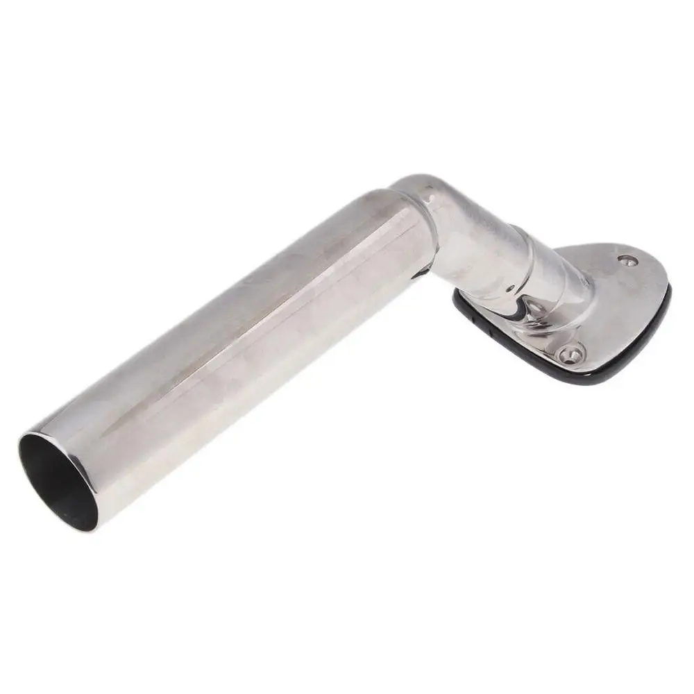 STLF ISURE MARINE 2Pcs Boat Stainless Steel Fishing Rod Holder Outrigger With Deck Flush Mount Marine Yacht