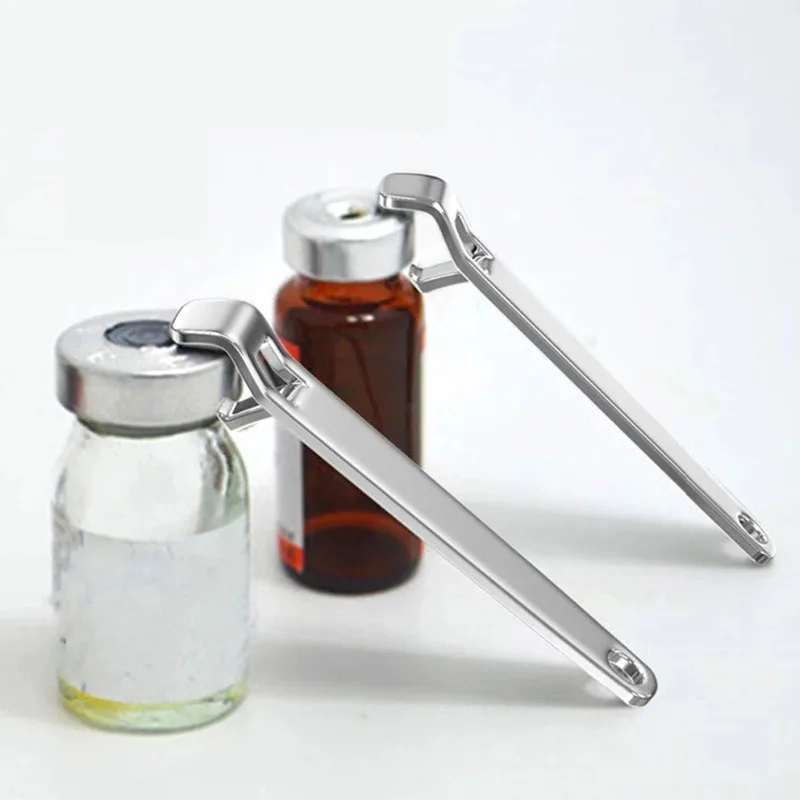 5pcs Oral Liquid Vial Opener Portable Ampule Bottle Opener Stainless Steel Can Opener Kitchen Accessories Doctor Medical Tools