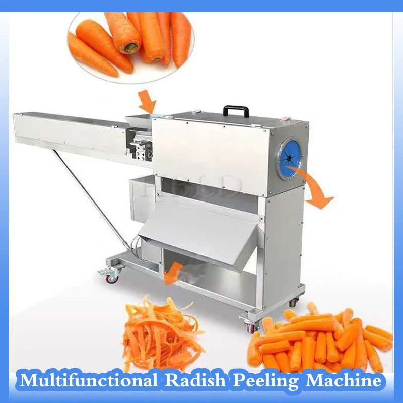 Fully Automatic Carrot Peeler And Burdock Peeler Kitchen Tool - Efficient Food Preparation Appliance for Home Use