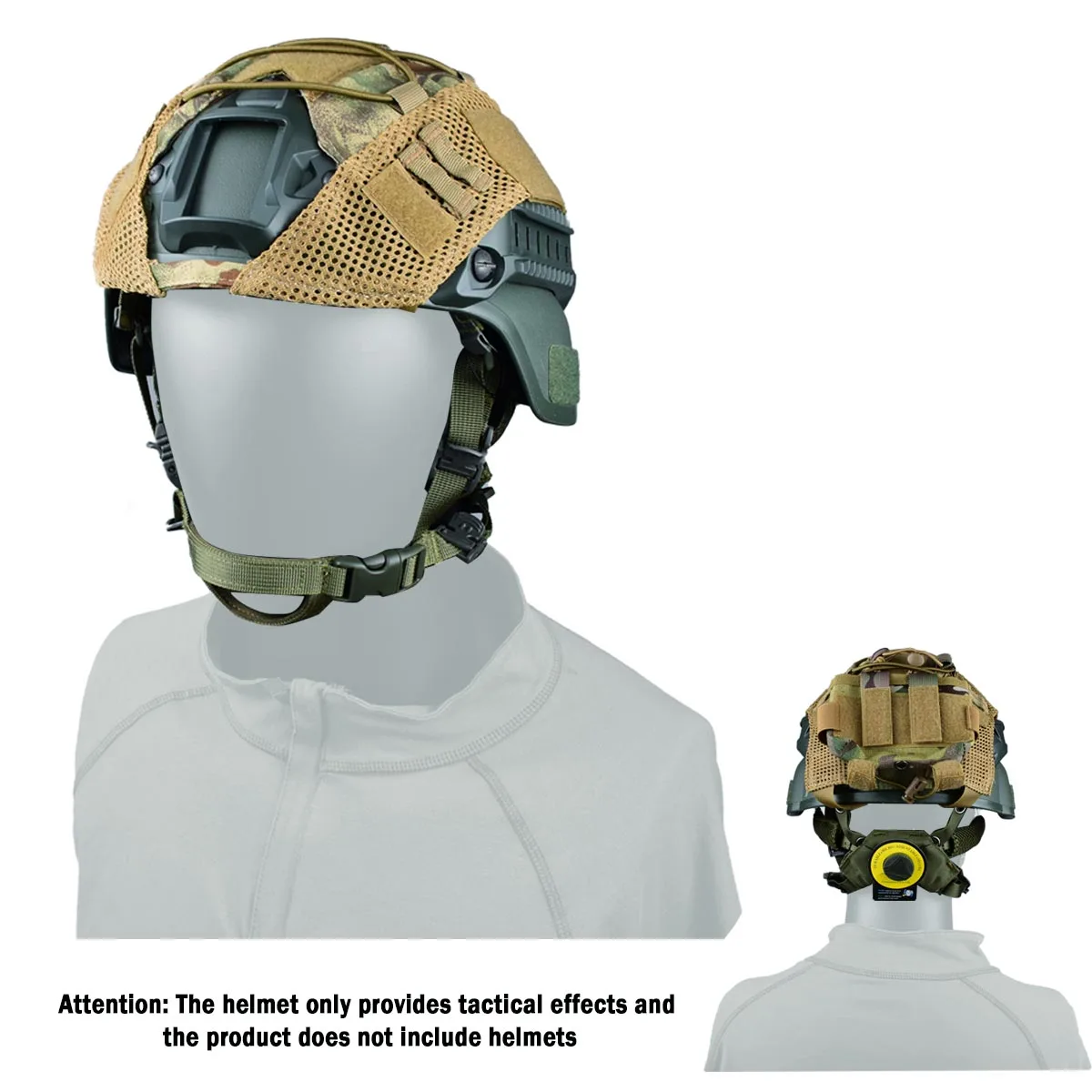 Taktisches Helmpolster-Aufhängungssystem & Helmpolster Gen 4 / Gen 1 / Gen 2 aus Memory-Schaum für Wendy FAST MICH Helm-Zubehör Wen – Detail 19