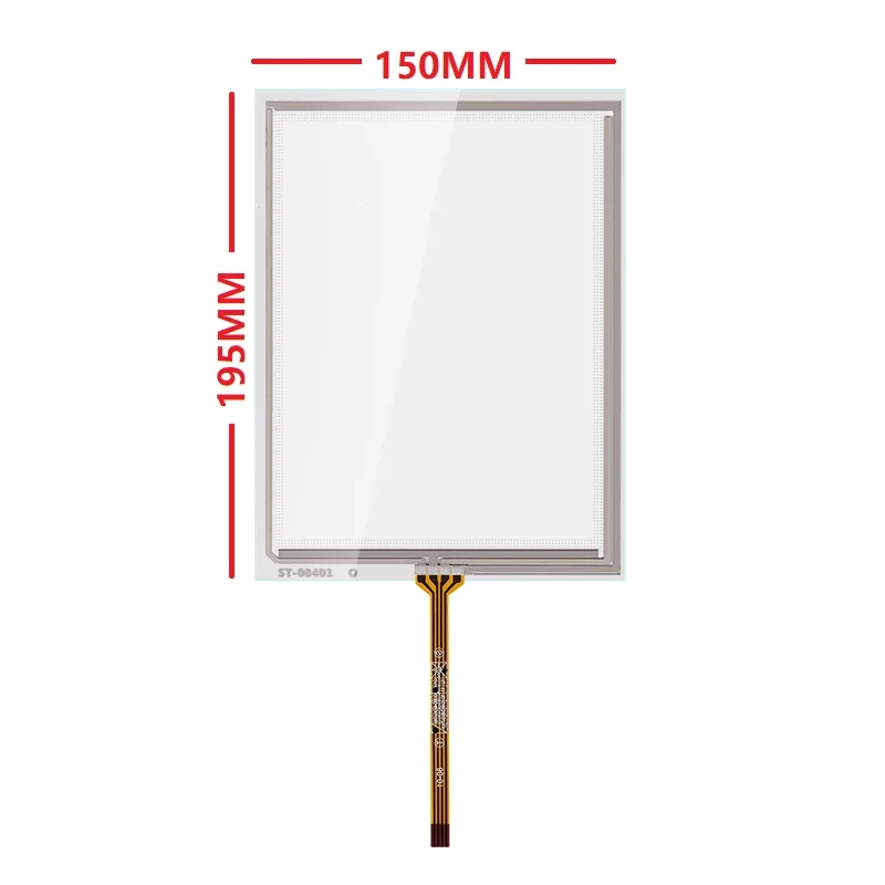 

8.4inch 195*150mm 4-Wire Cable Ancho Digitizer Resistive Touch Screen Panel Resistance Sensor