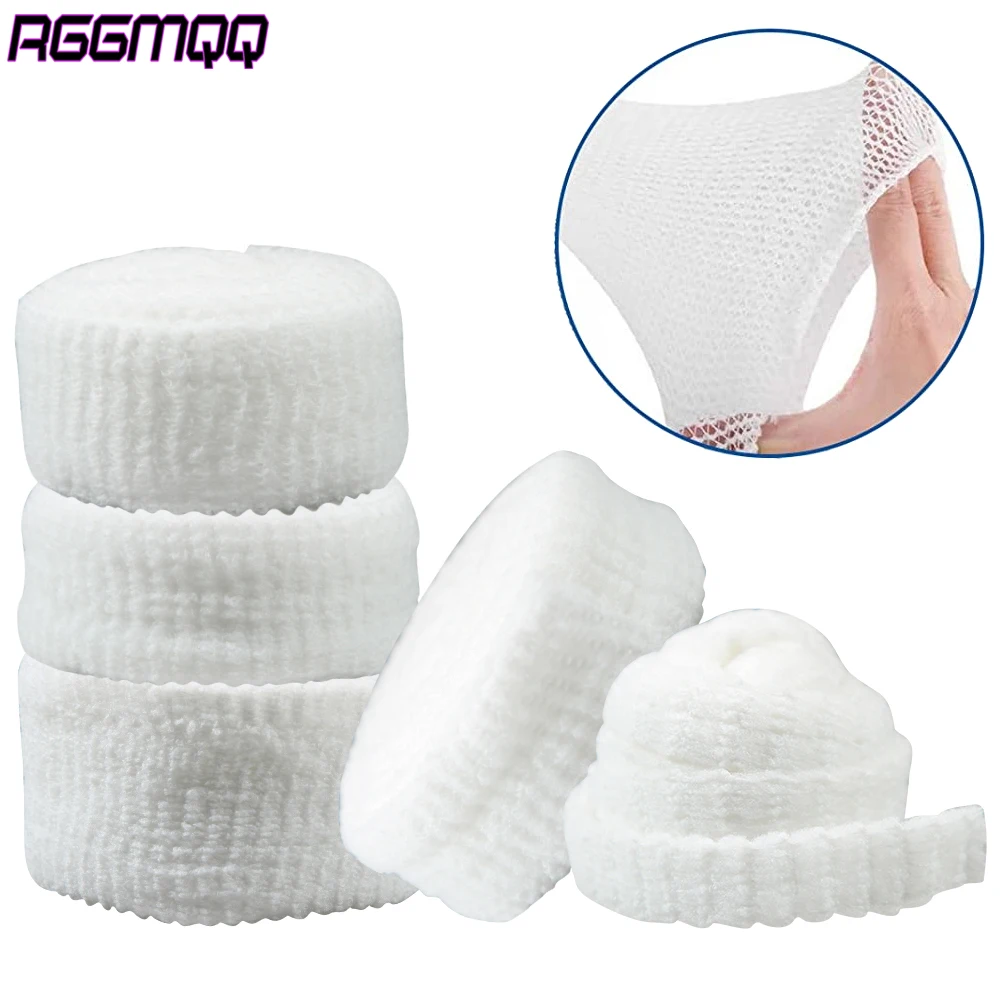 1 rollo de vendaje Tubular de red, malla elástica, vendaje para heridas, gasa, vendaje transpirable, vendajes de tubo de fijación para muñeca, antebrazo, codo