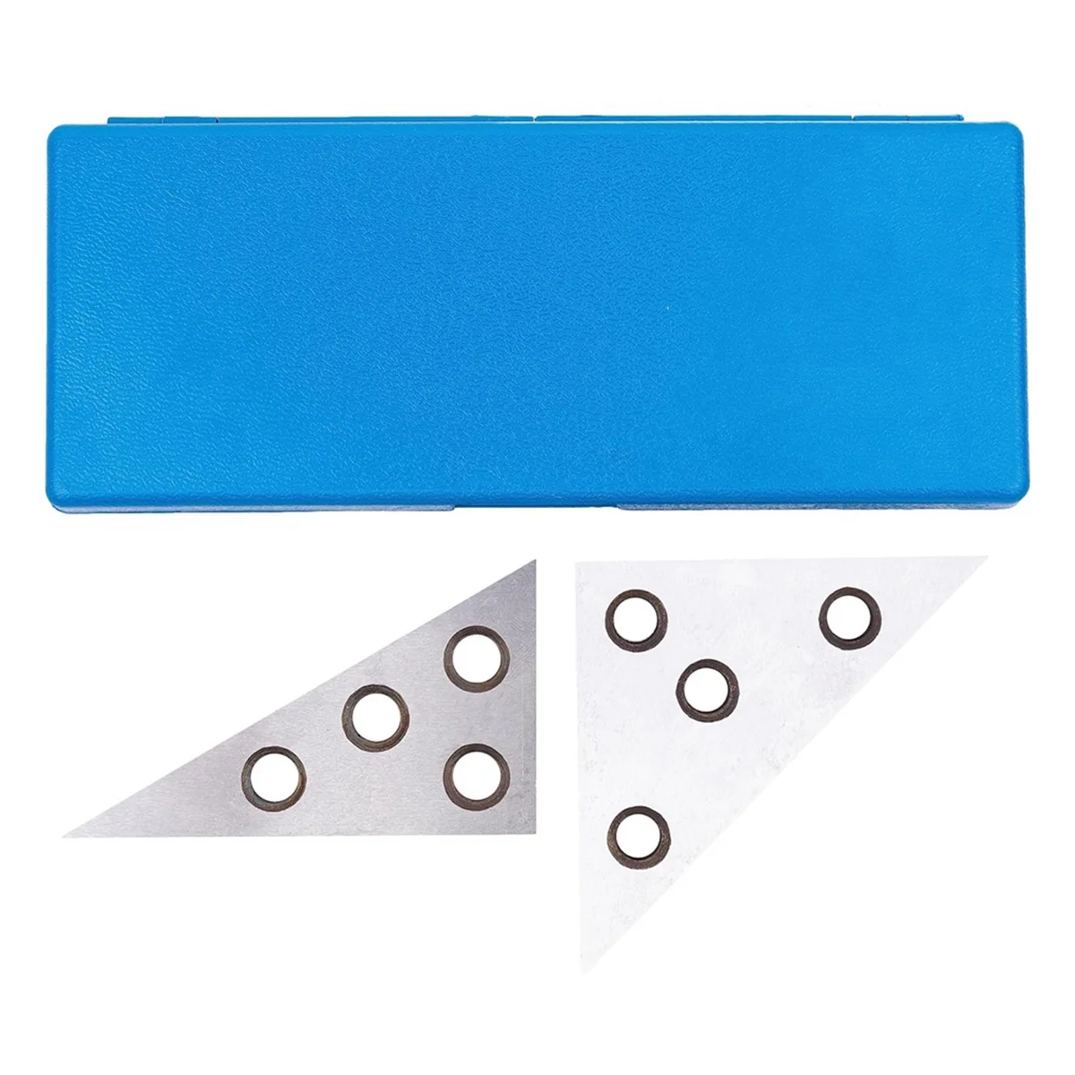 

AT53 Набор твердых угловых пластин 30-60-90 градусов и 45-45-90 градусов, треугольный угловой блок из закаленной стали с прецизионным углом заземления