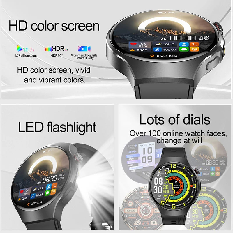 2025 Nuovi Uomini Smartwatch ECG Cardiofrequenzimetro Orologi da uomo Chiamata Bluetooth Braccialetto Sport Fitness Smart Watch Per Android ios
