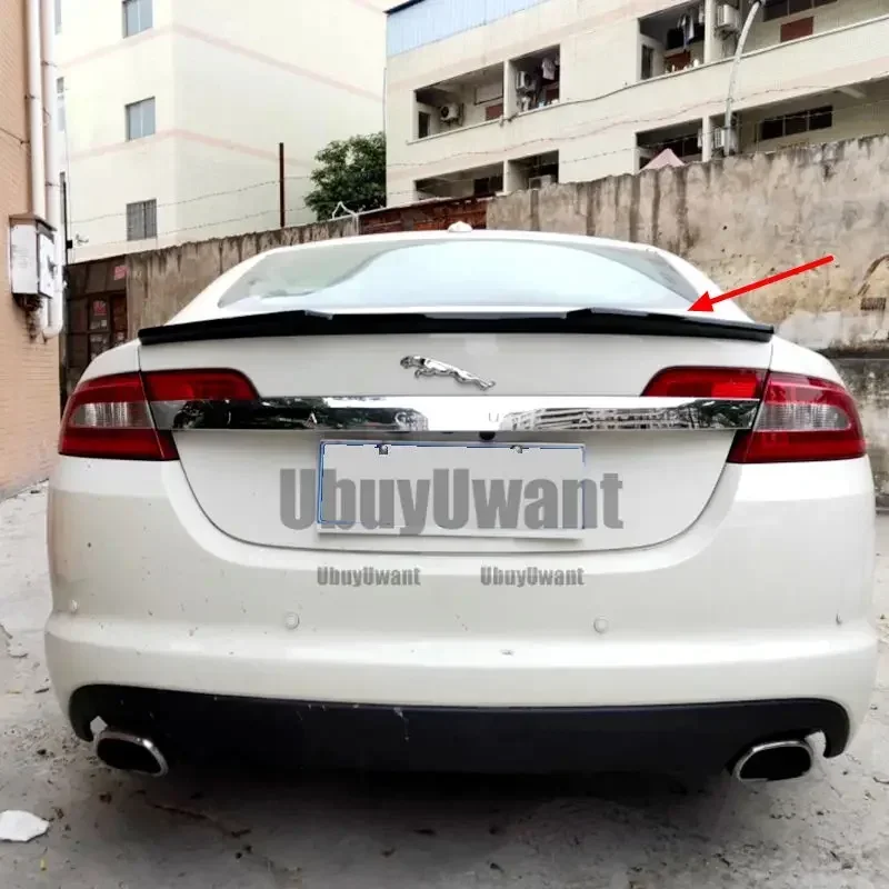 For Jaguar XF 2008 2009 2010 2011 2012 2013 2014 2015 High Quality ABS Material Rear Trunk Lip Spoiler Wing Body Kit Accessories