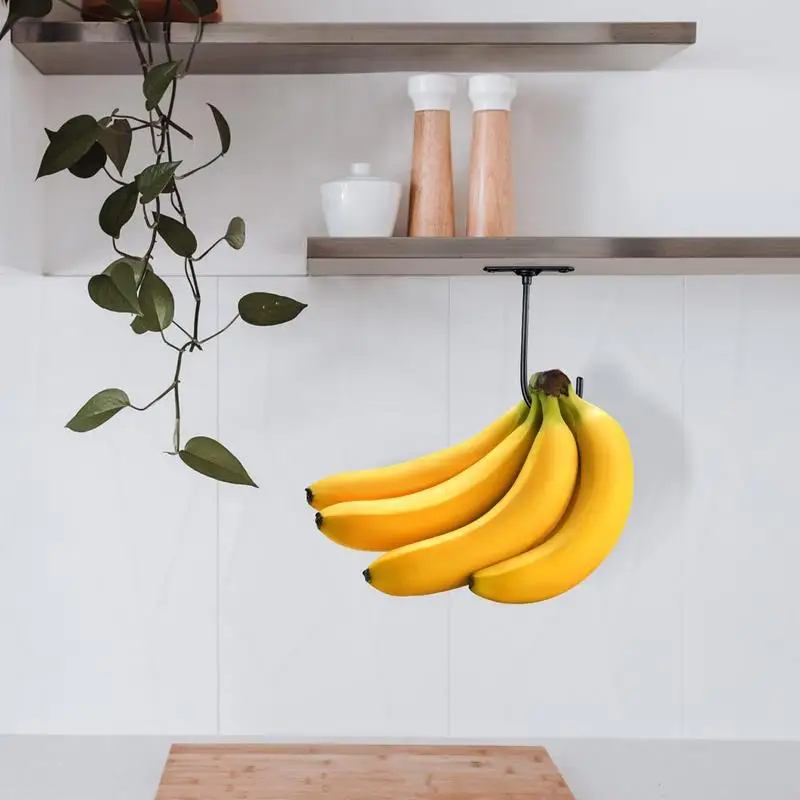 Banana Hook Under Cabinet Banana Hook Under Cabinet Metal Foldable Multi-purpose Banana Hanger Under Cabinet For Hang Fresh