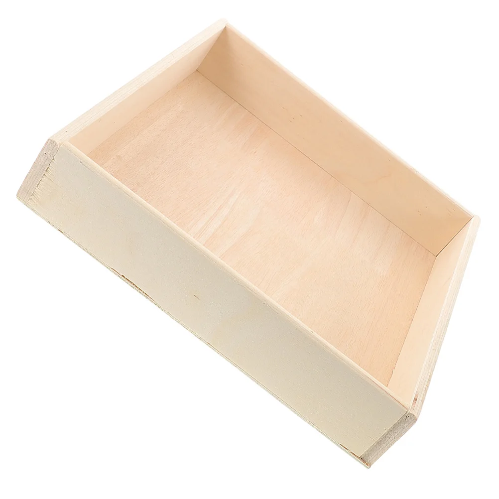 Boîte de rangement de sable carrée de bureau en bois, plateau Montessori, bac à sable de jeu d'intérieur pour enfants, bac à sable pour petits espaces pour enfants