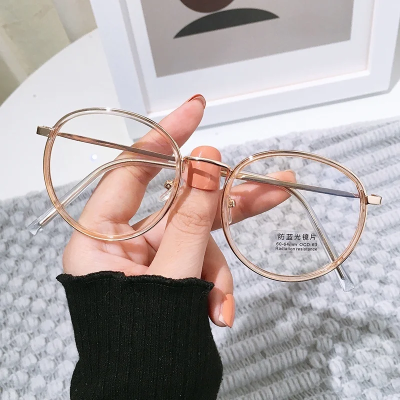 3er-Set Vintage Metallrahmen-Brillen für Damen, modische Blaulichtfilter-Brillen, beliebte Anti-Blaulicht-Brillen
