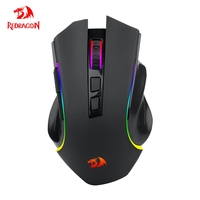 REDRAGON Griffin M602P-KS RGB USB 2.4G Wireless Support Bluetooth Wired Gaming Mouse 4800 DPI for gamer Mice Computer PC Laptop