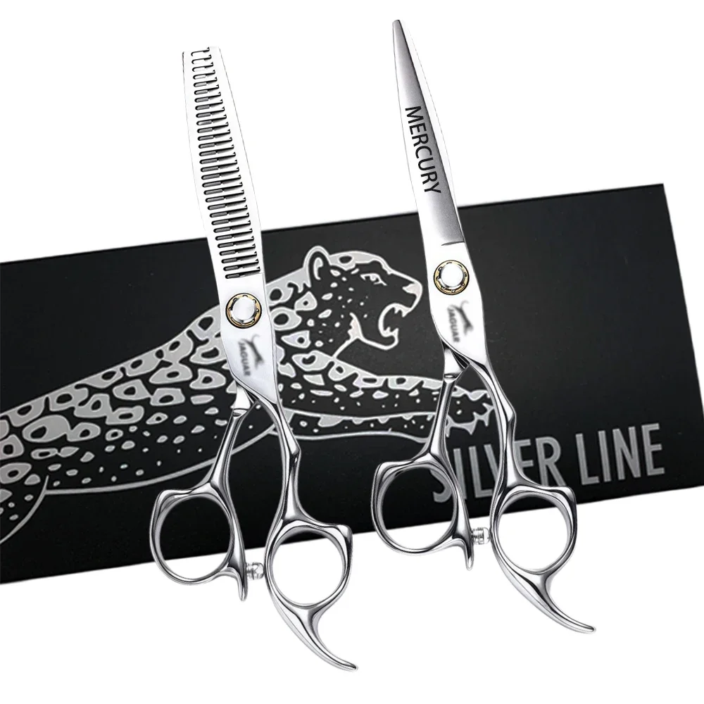 De Cabeleireiro Professional High Quality Cutting Thinning Set Hair scissors 6.0 Inch Tesoura Hairdressing barber salons shears 2