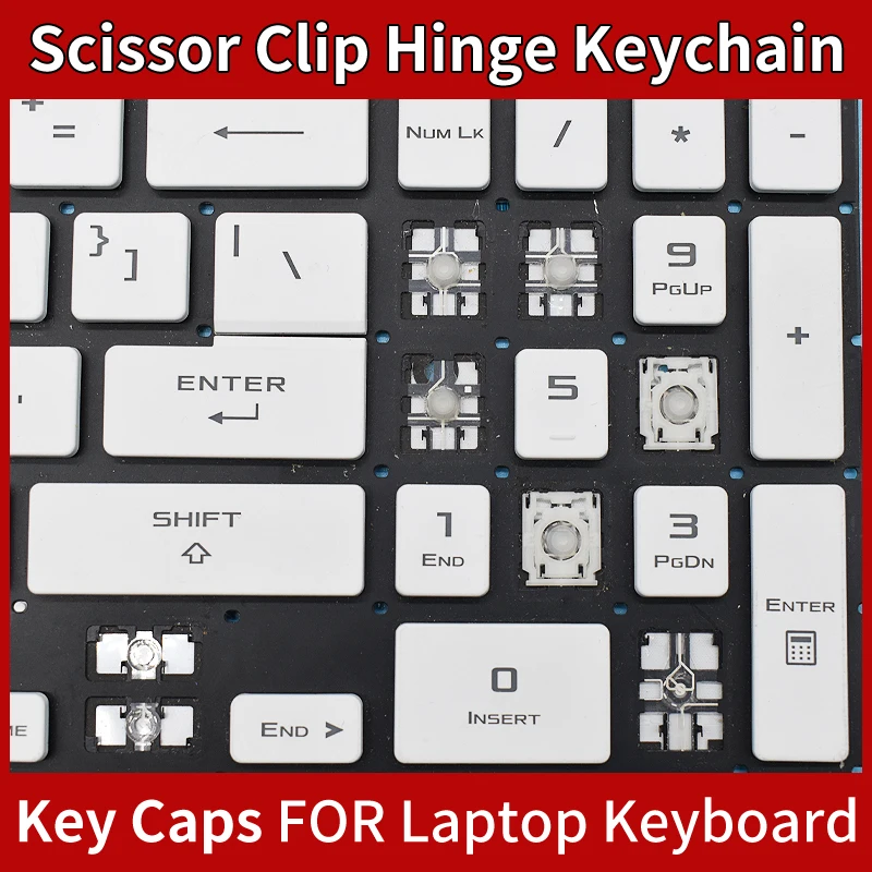 Keyboard Keycap For Asus TUF Gaming A15 F15 FX507 FX517 A17 FA707 F17 FX707 FX707ZC FA507 FA507RC FA507RE Scissor Hinge KeyCap