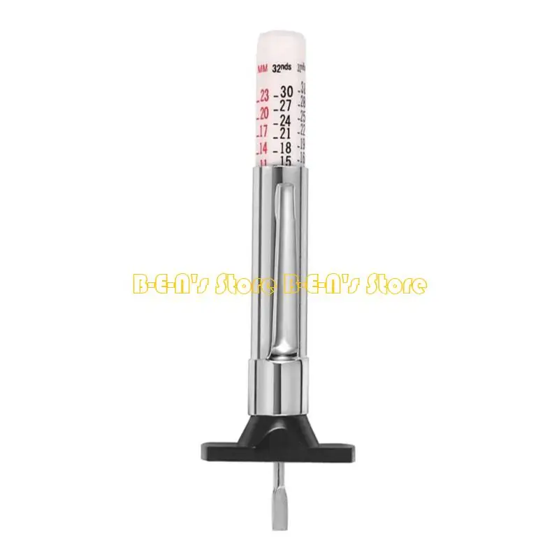 Y1AD Professional Tyre Depth Gauge Portable for Smart Color Coded Tyre Depth Gauge UK, Tyre Depth Measurement Tool Stee