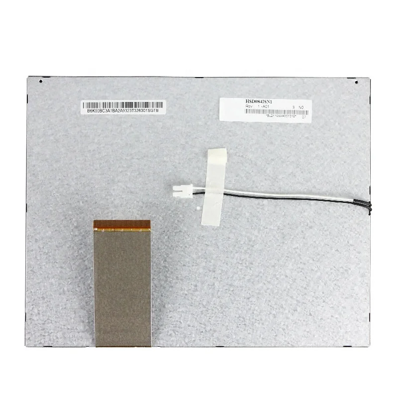 Fornitore 8.4 pollici 800x600 HSD084ISN1-A01 luminosità 380 60 pin FPC T2B1 pannello a sfioramento e pannello di visualizzazione LCD della scheda di controllo per PC