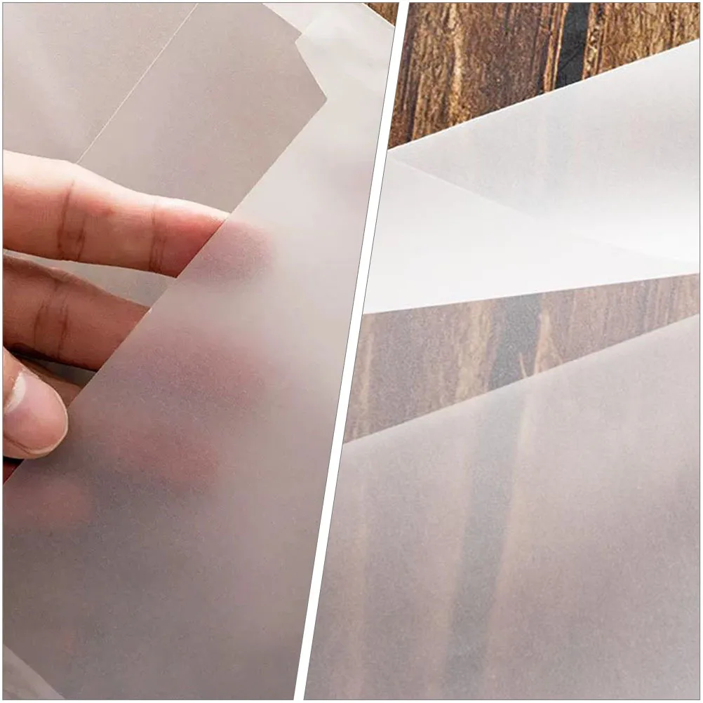 

20 шт. элегантные конверты для карточек, пустые полупрозрачные многофункциональные конверты для хранения свадебных приглашений