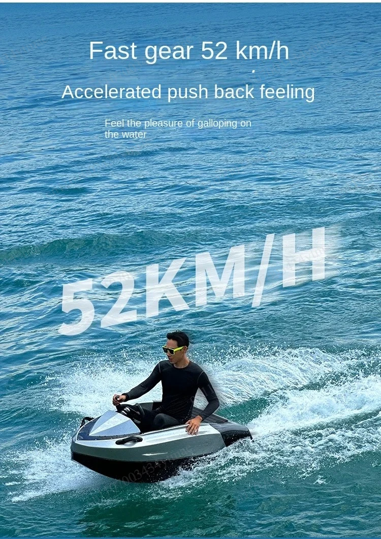 High Performance Mini Electric Inflatable Jet Ski Multifunctional For Competition Fishing Water Park Outdoor Water Entertainment