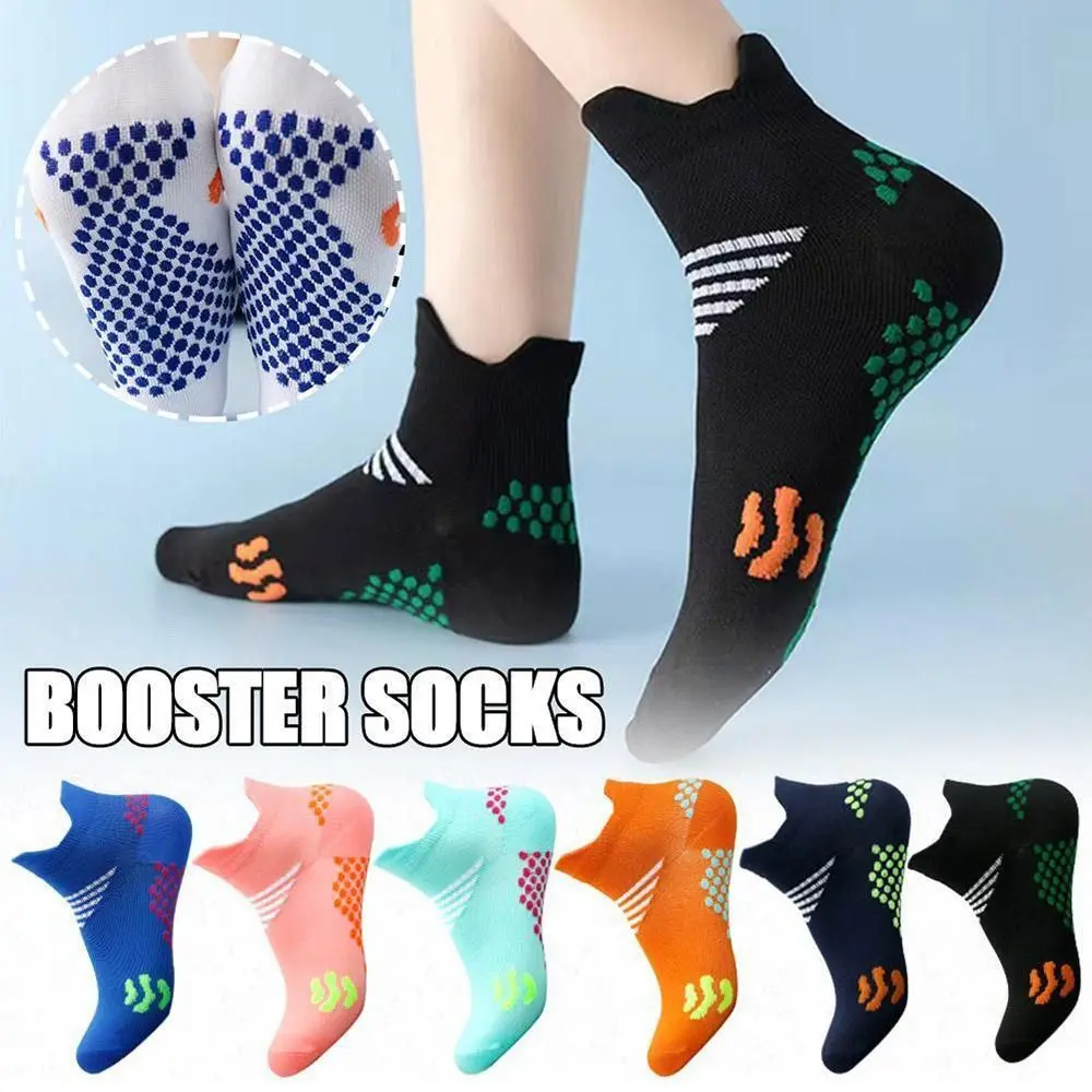 Fashion Fitness Riding Sports Socks Non-slip Casual Running Socks Breathable Short Cycling Socks Men Women