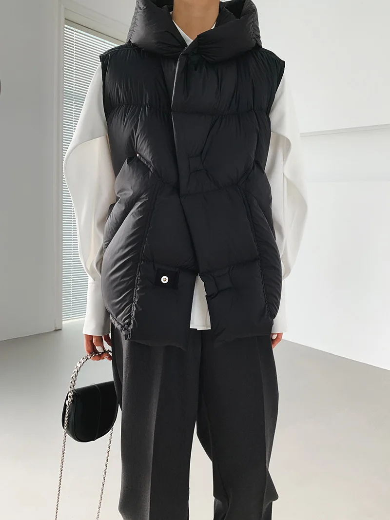 Daunen weste Damen Winter neue lässige faule koreanische Version weiße Ente Daunen jacke Weste