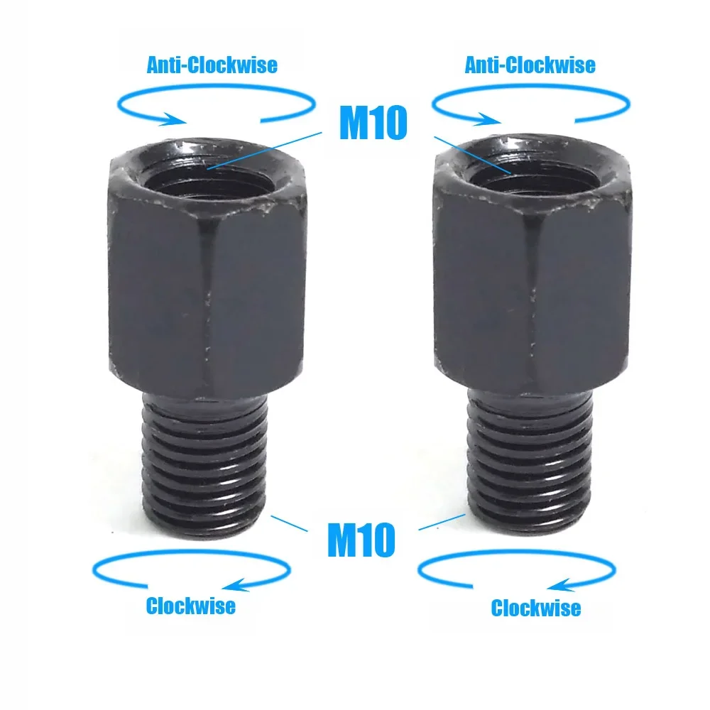 Motorcycle Mirror Adapters for M10 and M8 Rearview Mirrors