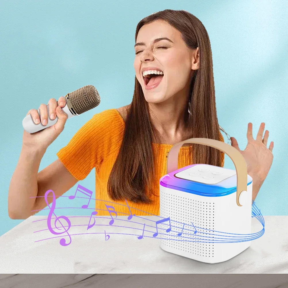 Portable Colorful Light Karaoke Machine 2