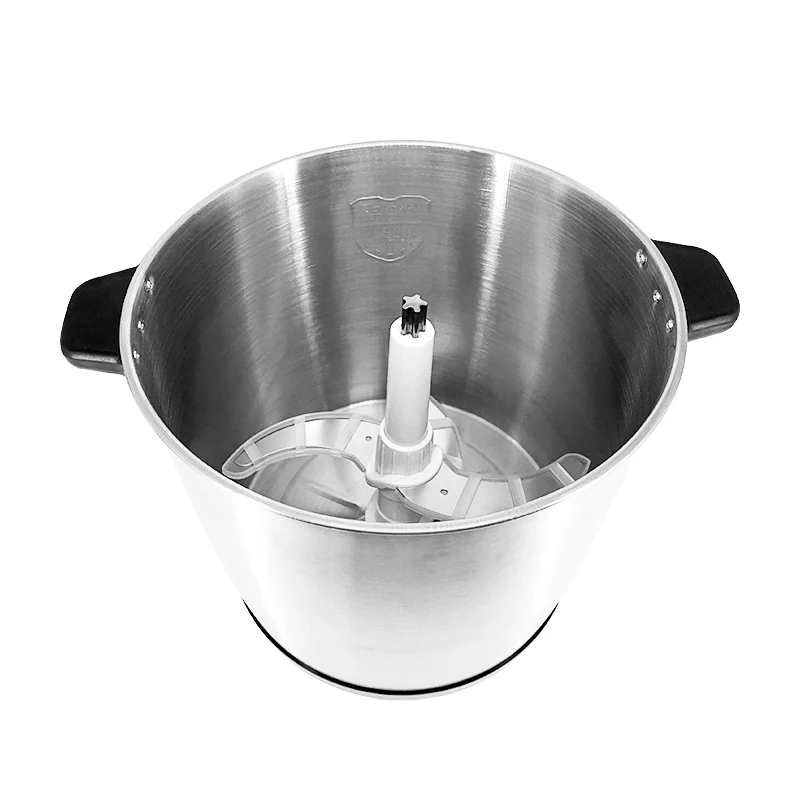 12L Metal Fufu Machine Household Kitchen Food Mixer Vegetable Foufou Fruit Blender Mixing Tool EU UK Plug Large Capacity