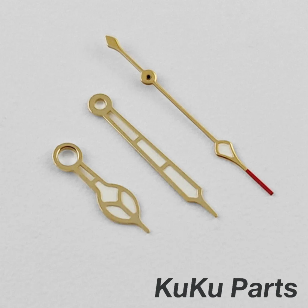 Gold Red NH35 Cathedral Hands Silver Gold Black Hands for NH34 NH35 NH36 NH38 NH70 Movement Watches Pointers Green Luminous