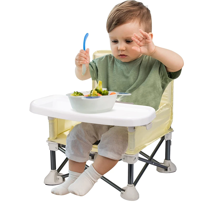 Chaise de repas pliable pour bébé, sièges et canapés pour bébé, chaise de plage portable pour enfants, siège d'appoint pour bébé, chaise de salle à manger