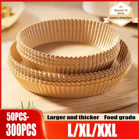 정사각형 및 원형 및 직사각형 일회용 베이킹 종이 뜨거운 공기 프라이어 종이 에어 프라이어 요리 베이킹 재사용 가능한 오븐 음식 왁스 종이 호일