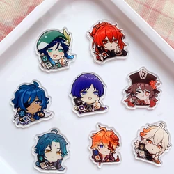 Brooch Game Genshin Impact Cartoon Anime Series Acrylic Creative Lovely Bag Decoration Pin