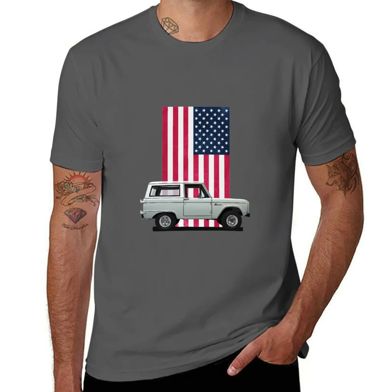 

72 Bronco T-Shirt men t shirt cotton 100% funny t shirts man funny t shirts cotton T-Shirt