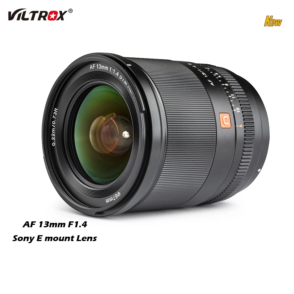 

Viltrox 13mm 23mm 33mm 56mm F1.4 Auto Focus Ultra Wide Angle Lens APS-C Lens for Sony E Sony E-mount A6400 A7III a7R Camera Lens