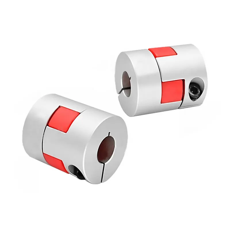 1PC D20 L25 Plum Coupling 2 Jaw Bore 3/4/5/6/6.35/8/10 Large Torque Engraving Machine Servo Motor Encoder Aluminum Alloy Coupler