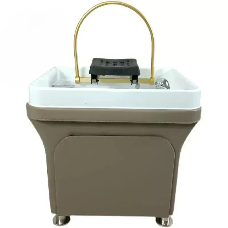 Mobile Japanese Head Spa Shampoo Chairs Fumigration Spa Machine Shampoo Basin Beauty Salon Ear Cleaning Water Circulation